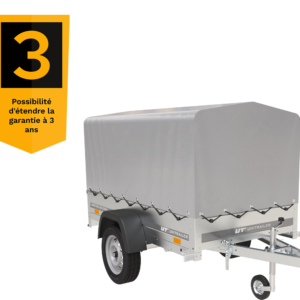 750 kg Kippanhänger mit Domdeckel Garden Trailer 201 KIPP