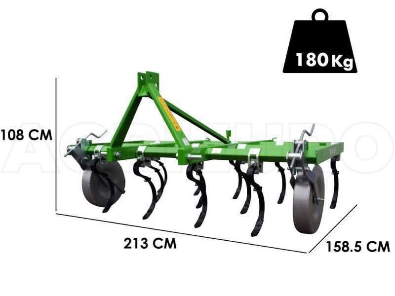 Bomet Dorado Federgrubber – 14 Zähne – Arbeitsbreite 210 cm